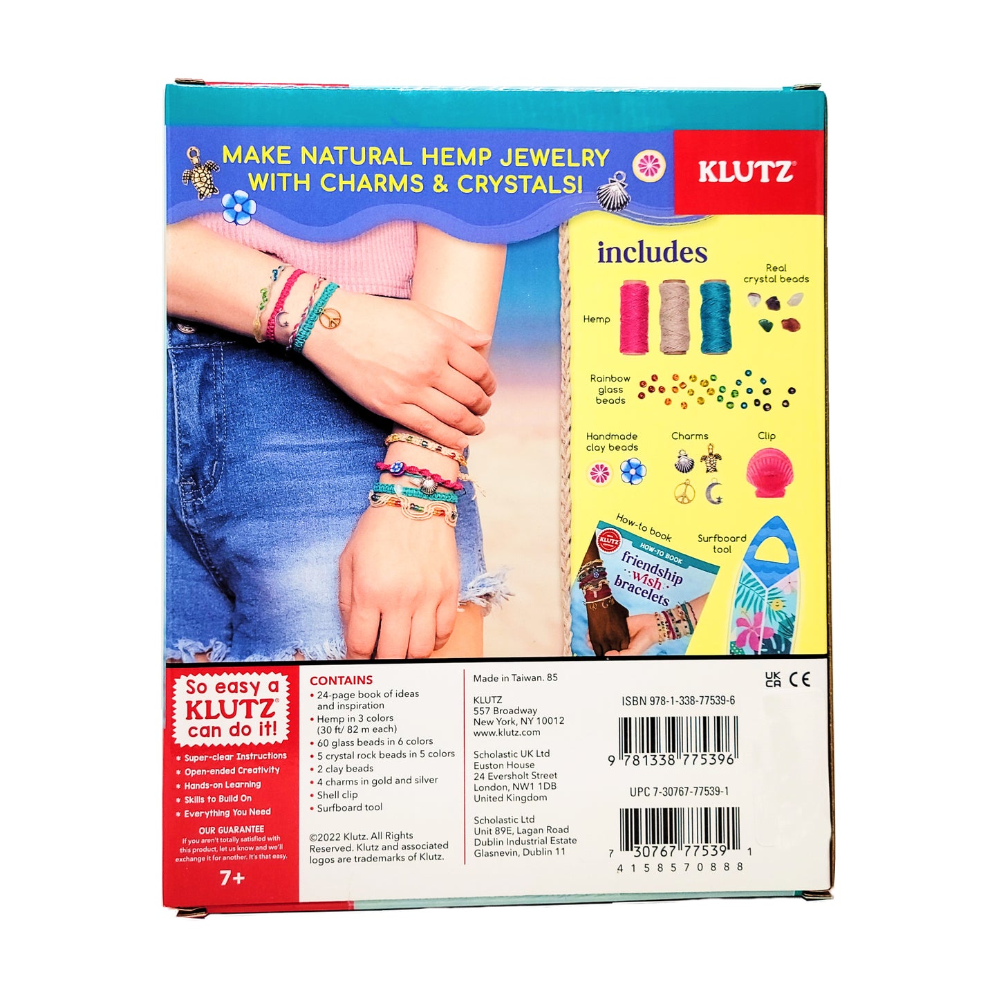 Klutz Beach-Chic Friendship Wish Bracelet Crafting Kit