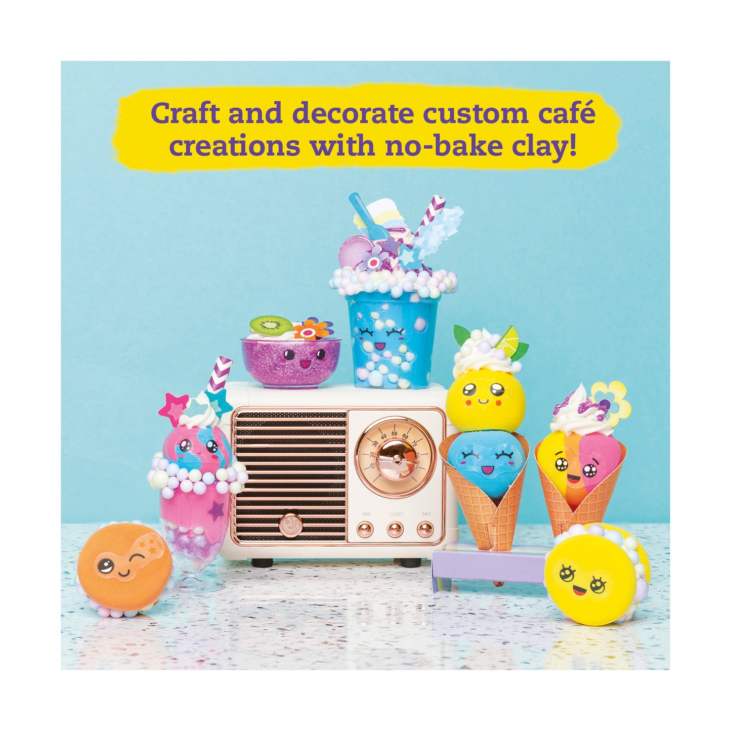 Mini Shake Shop Creative Clay Craft Kit - Play & Mold Delights