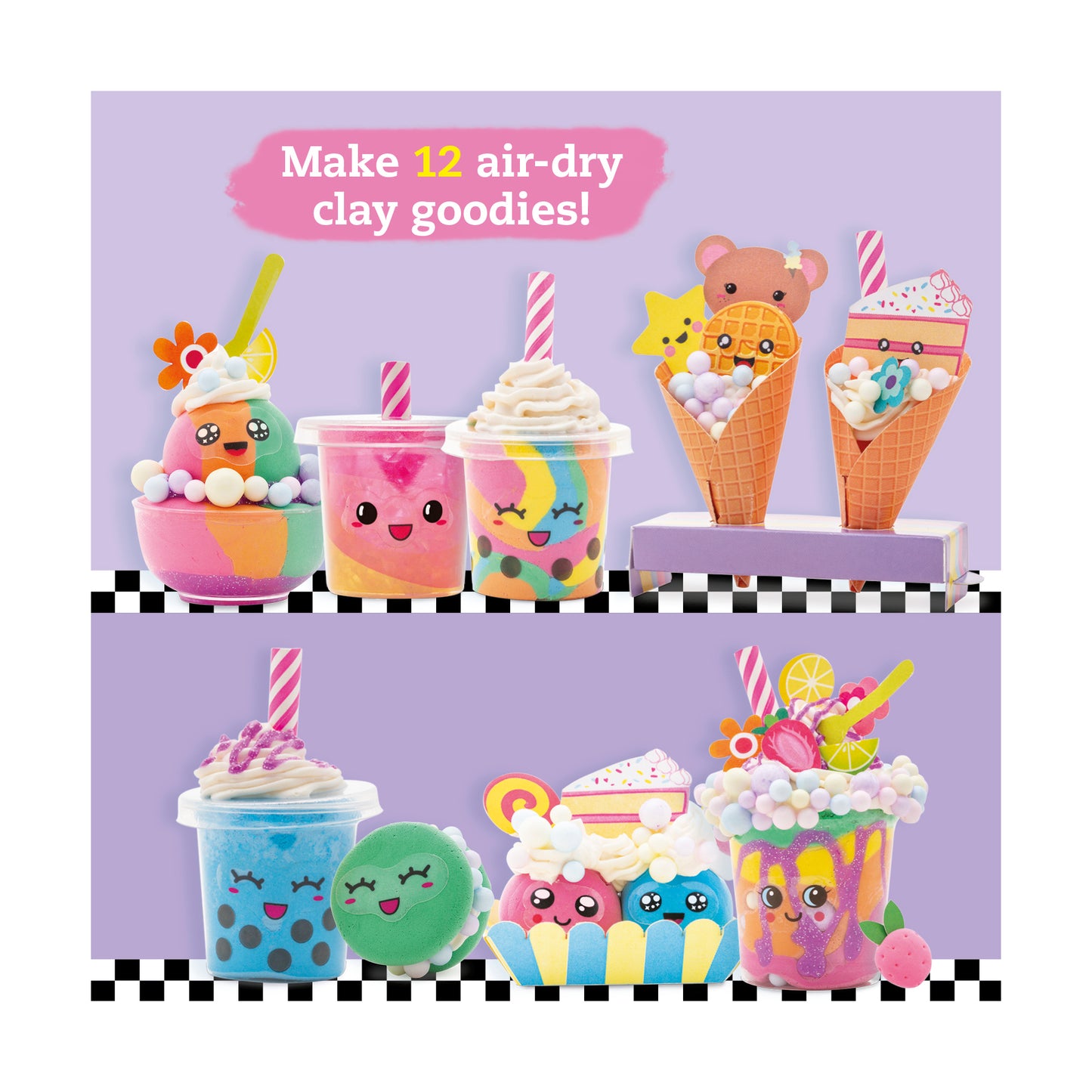 Mini Shake Shop Creative Clay Craft Kit - Play & Mold Delights