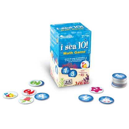 i Sea 10! Math Game - Shark-Themed Number Matching Fun