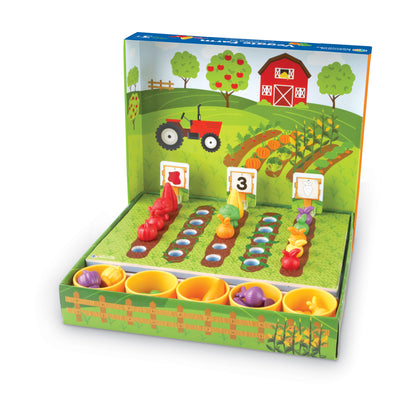 Veggie Farm Sorting Set - Color and Count Your Garden Adventure