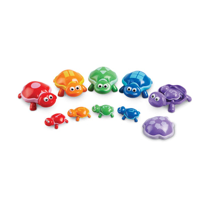 Learning Essentials Snap-n-Learn Number Turtles - Colorful Counting and Matching Game