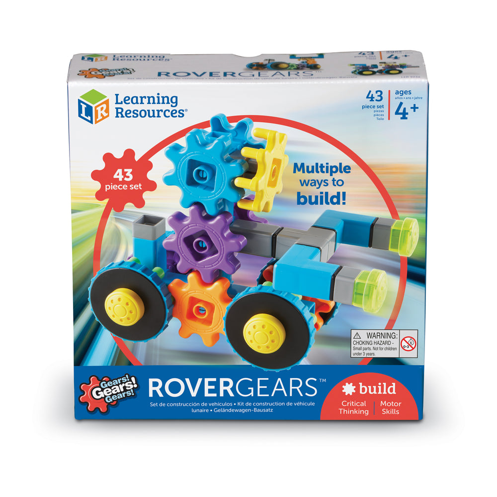 Gears! Gears! Gears! - Rover Gears Building Set - 43 Colorful Pieces