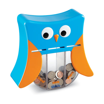 Wise Owl Teaching Bank - Interactive Money Management Toy