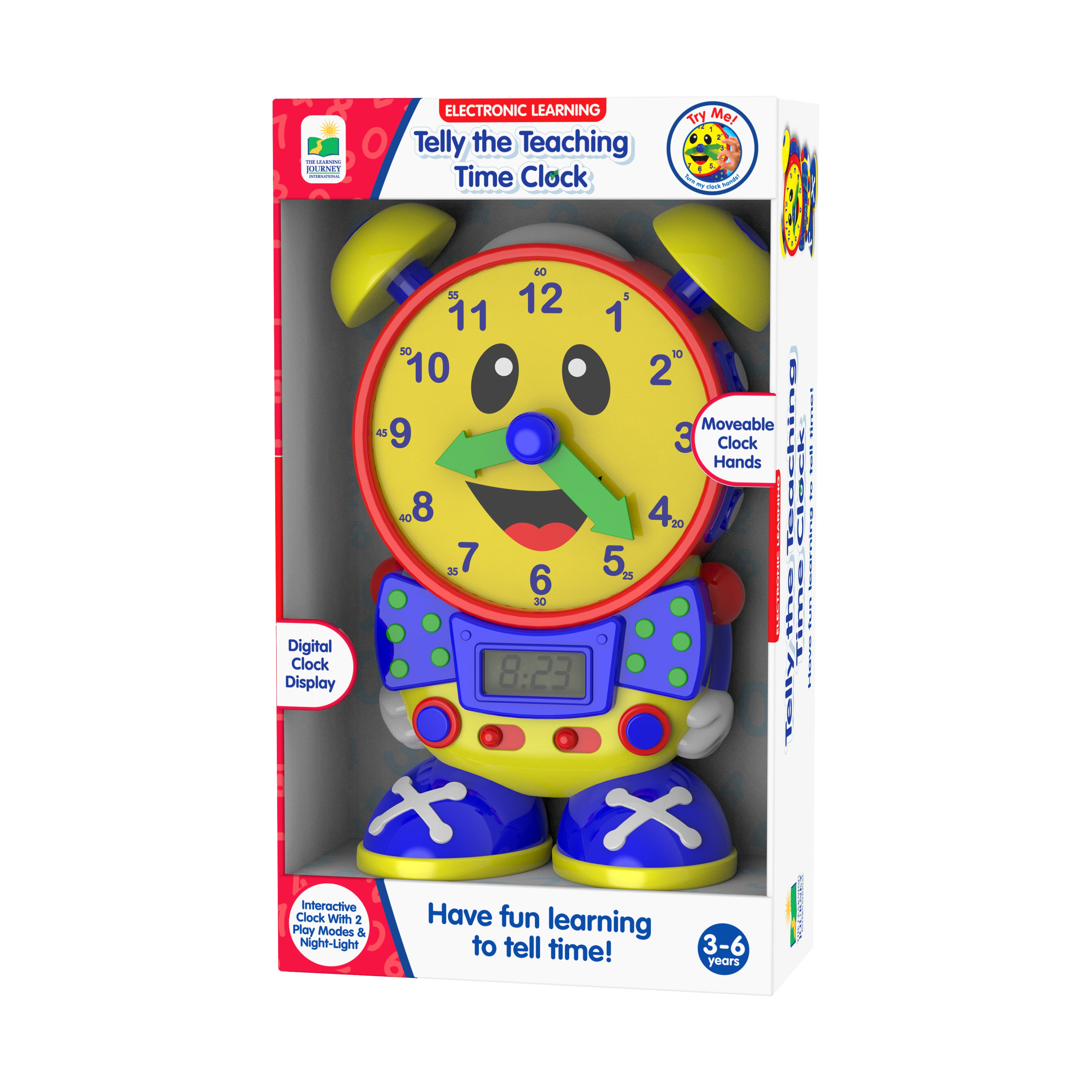 Telly the Teaching Time Clock Interactive Educational Toy – Toys