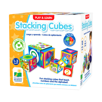 Play & Learn - Colorful Stacking Cubes for Early Learning