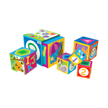 Play & Learn - Colorful Stacking Cubes for Early Learning