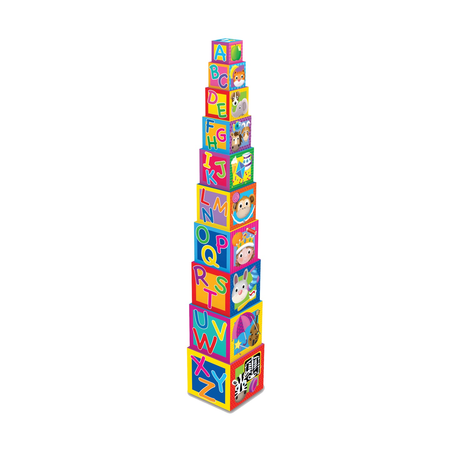 Play & Learn - Colorful Stacking Cubes for Early Learning