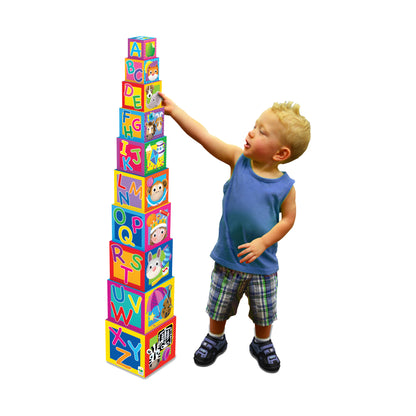 Play & Learn - Colorful Stacking Cubes for Early Learning