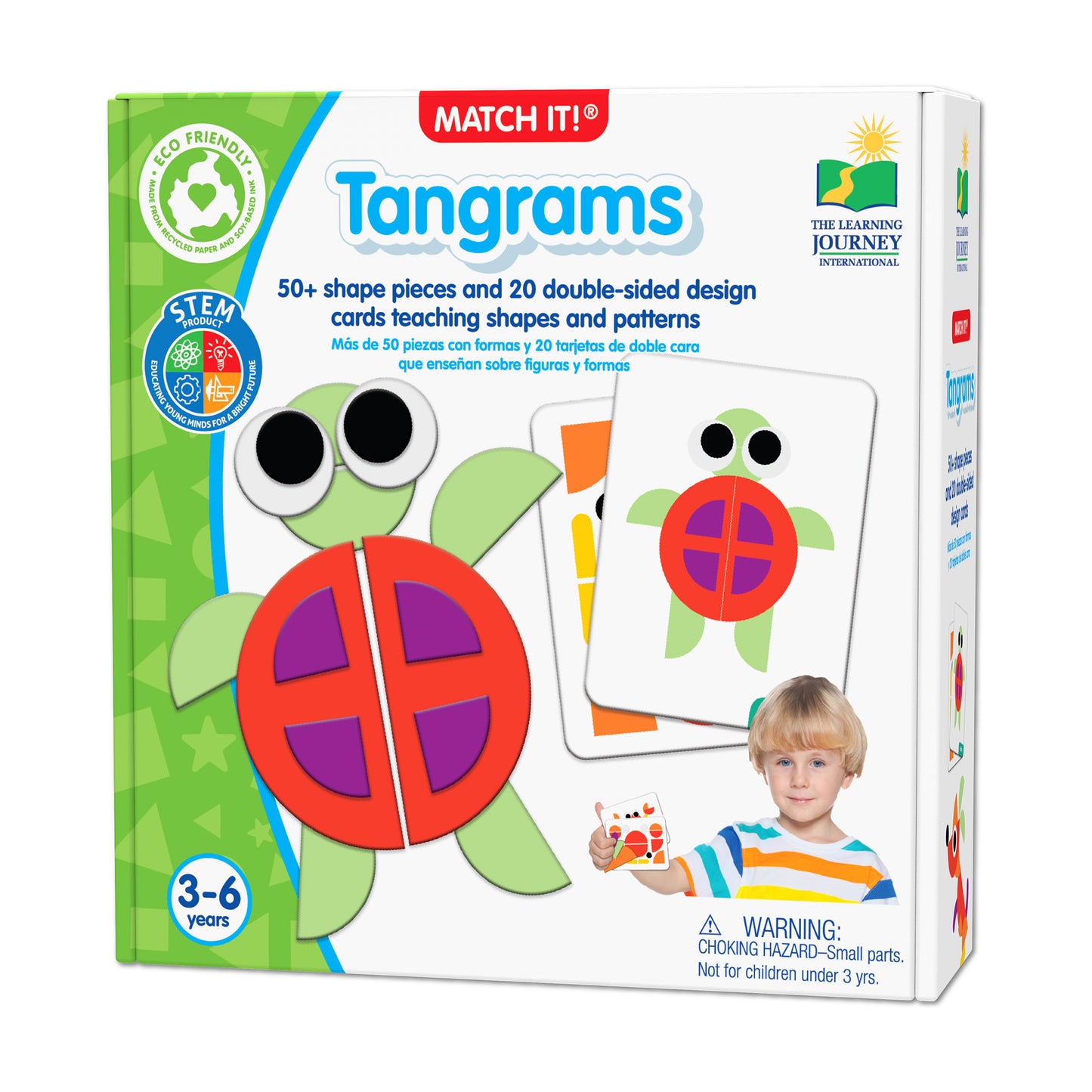 Learning Journey Match It! Tangram Puzzle Set - 50 Pieces