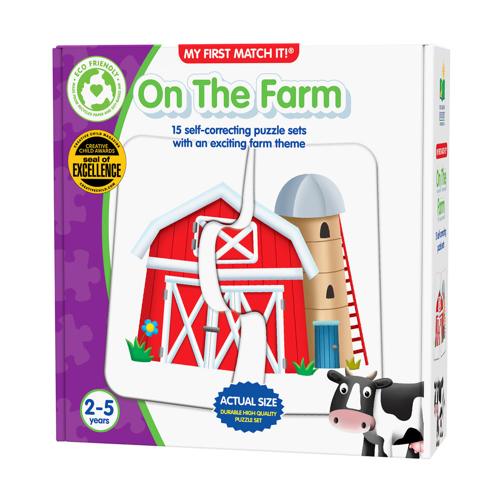 My First Match It! - On the Farm - Educational Puzzle Set