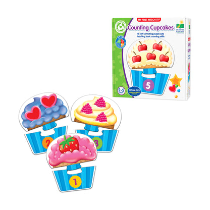 My First Match It! Counting Cupcakes - Early Math Learning Puzzle