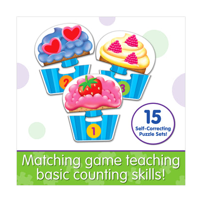 My First Match It! Counting Cupcakes - Early Math Learning Puzzle