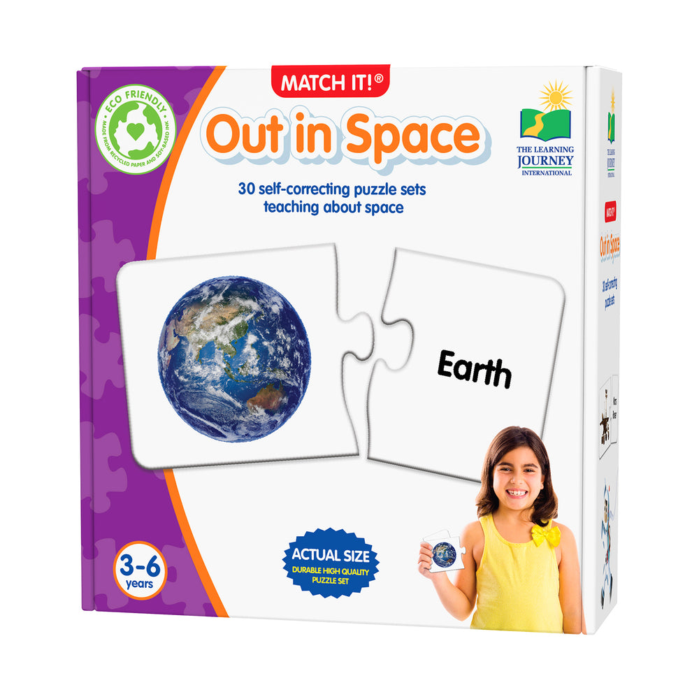 The Learning Journey Match It! - Out in Space - Educational Puzzle Game