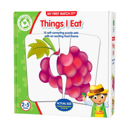 My First Match It! - Things I Eat - Educational Food Puzzle for Toddly