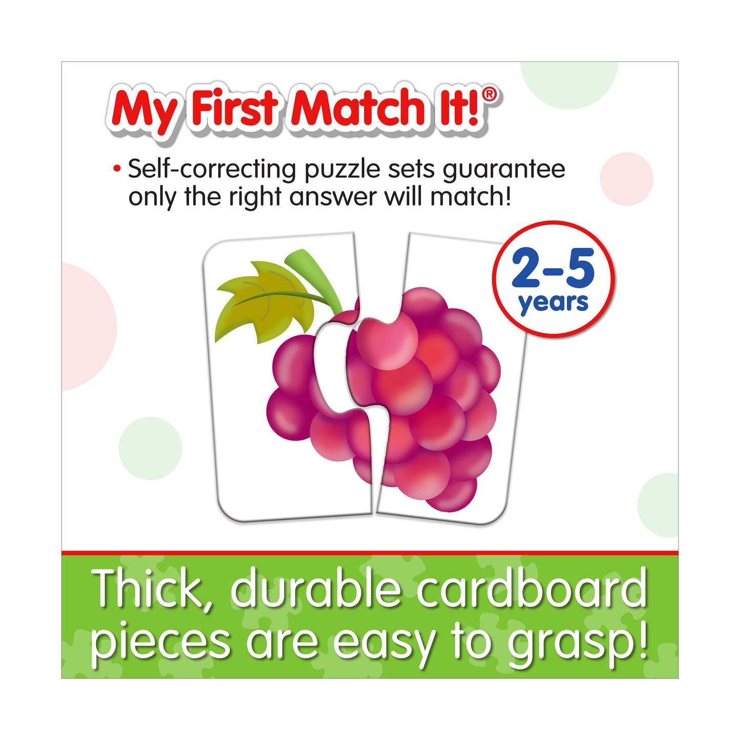 My First Match It! - Things I Eat - Educational Food Puzzle for Toddly