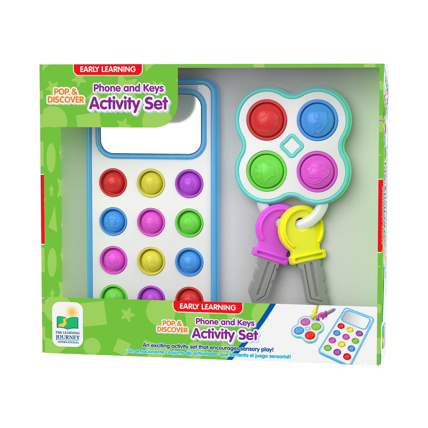 Early Learning Pop & Discover Phone and Keys Activity Set