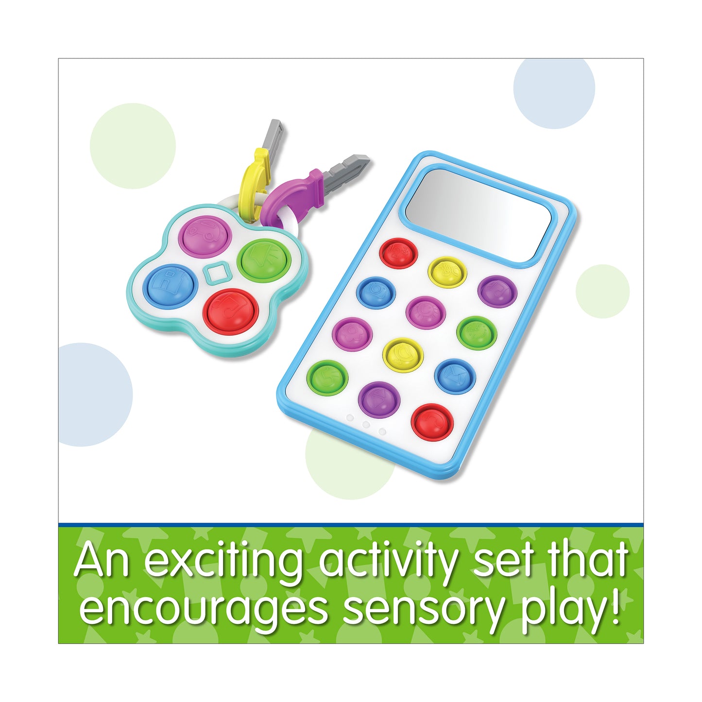 Early Learning Pop & Discover Phone and Keys Activity Set