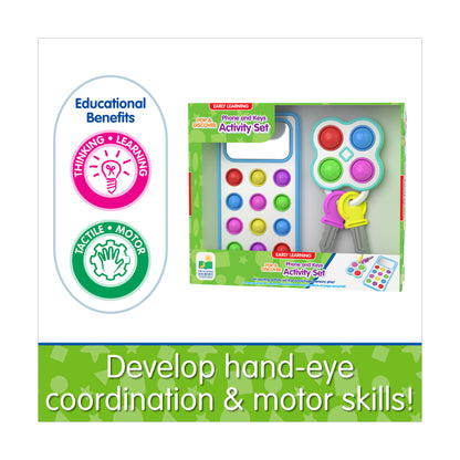 Early Learning Pop & Discover Phone and Keys Activity Set