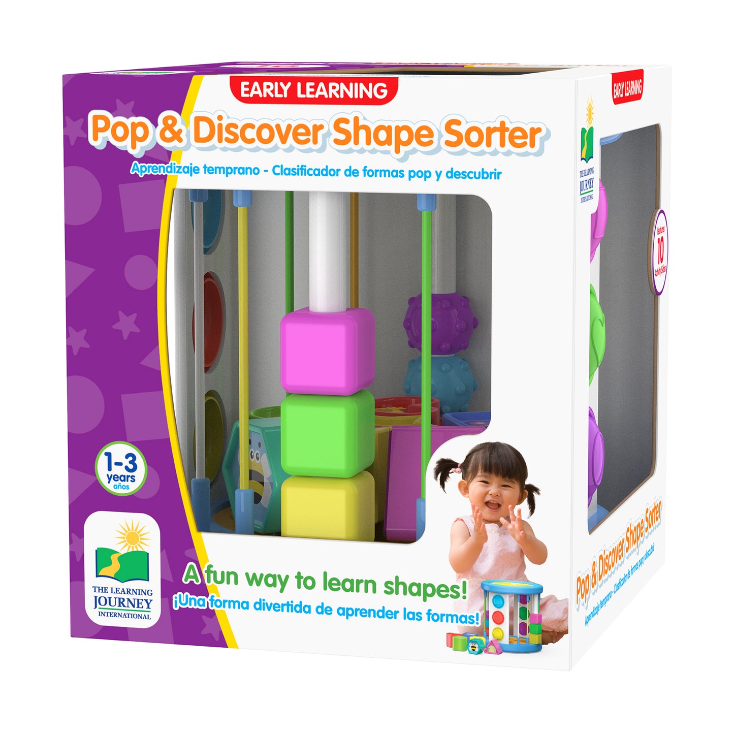 Early Learning Pop & Discover Shape Sorter - Multifunctional Sensory Toy