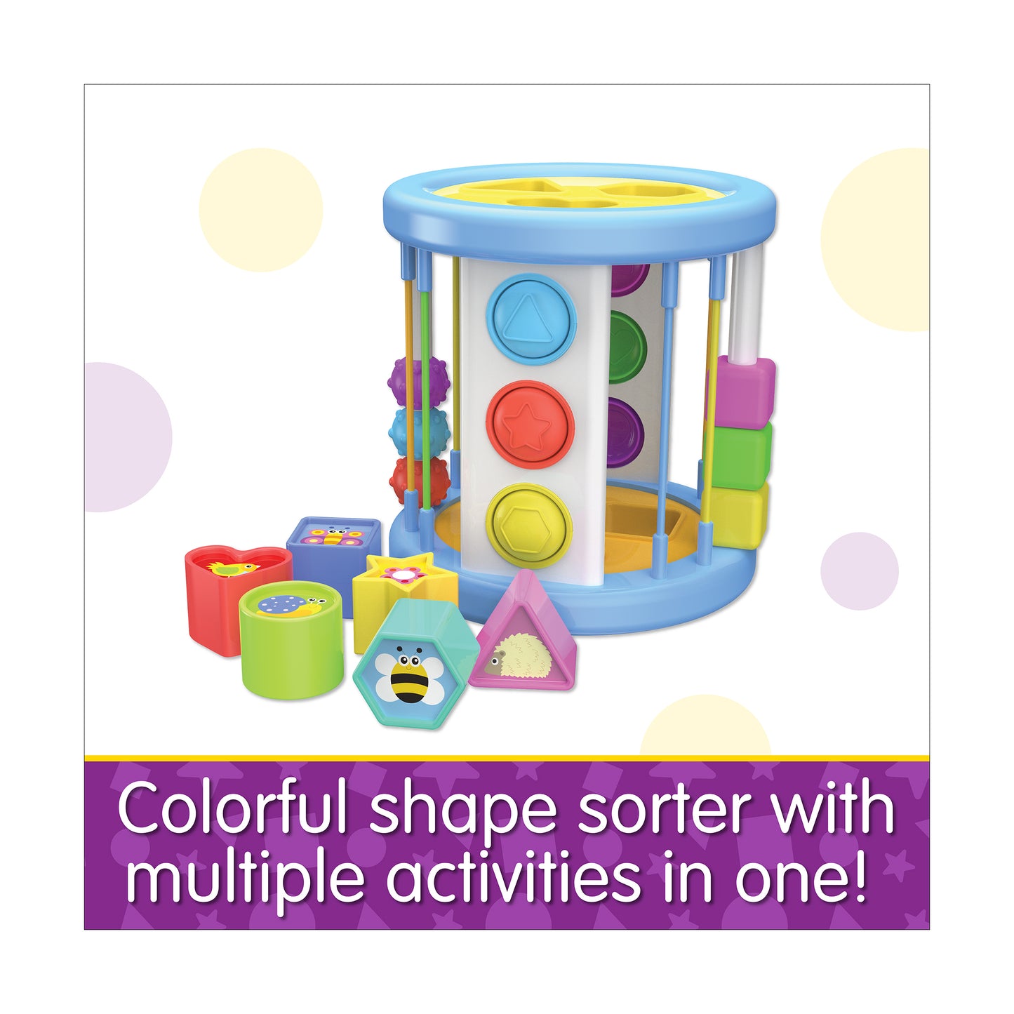 Early Learning Pop & Discover Shape Sorter - Multifunctional Sensory Toy