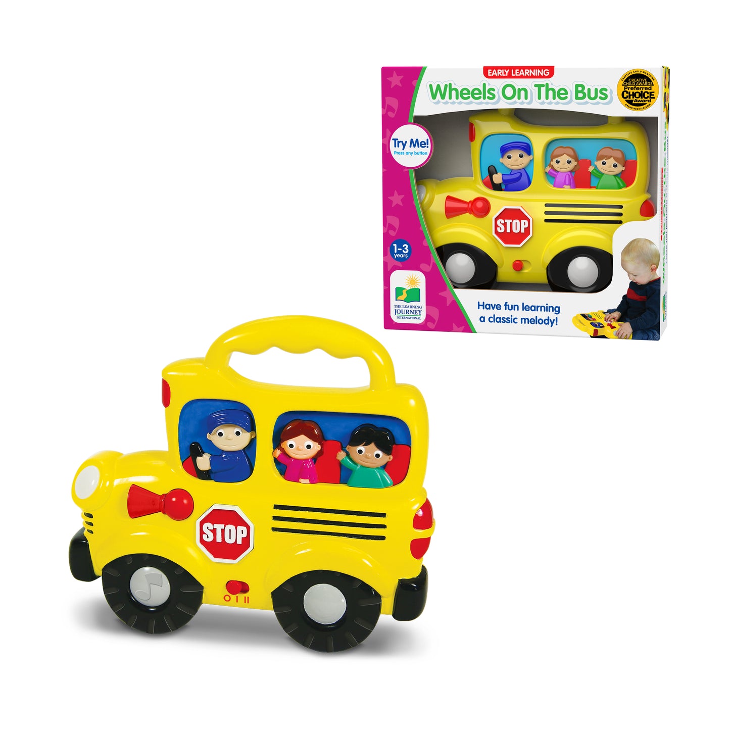 Early Learning Wheels on the Bus Interactive Toy