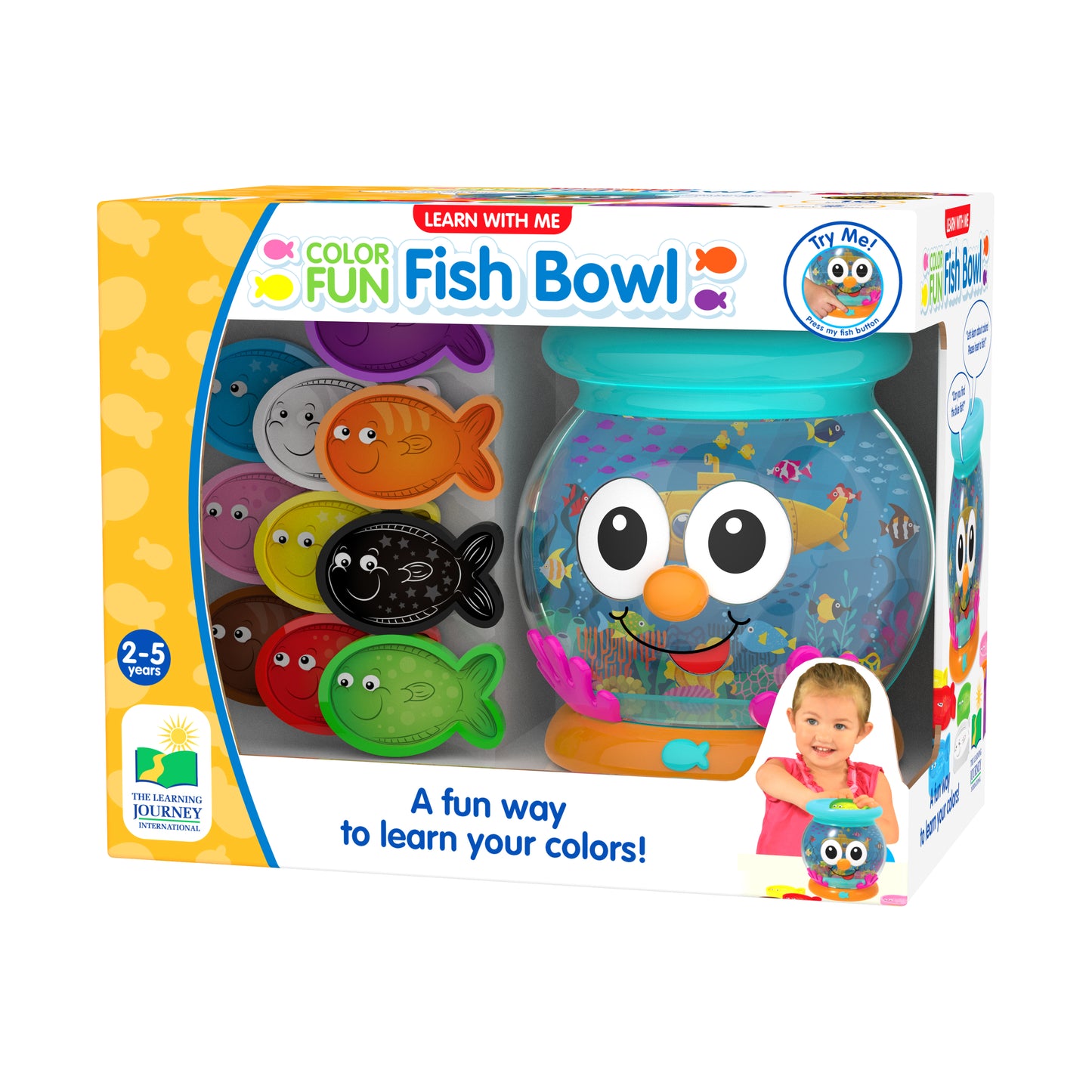 Learn with Me Color Fun Fish Bowl - Interactive Color Matching Game