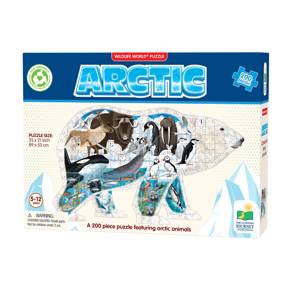 Wildlife World Arctic Explorer Polar Bear Puzzle - 200 pcs