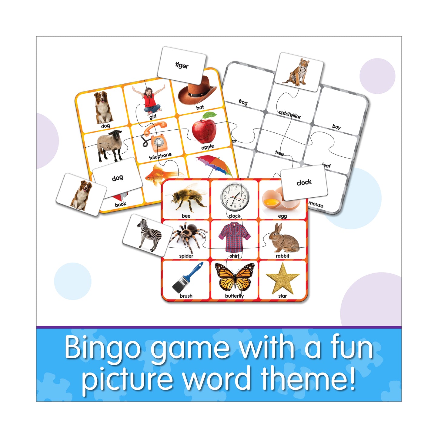 Match It! - Picture Word Bingo - Eco-Friendly Educational Game