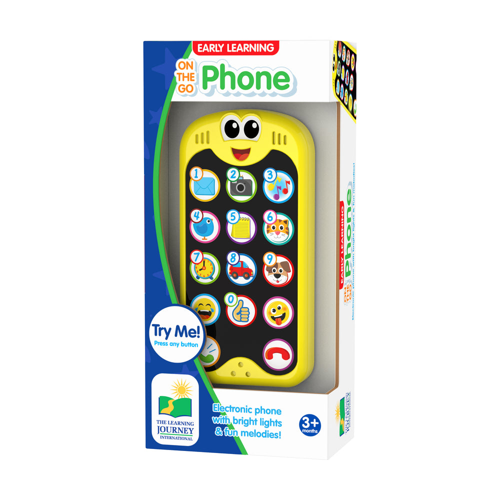 Early Learning On-the-Go Interactive Phone with Lights and Sounds