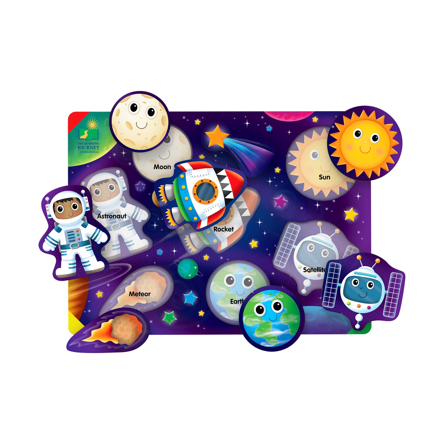 My First Lift & Learn Space Exploration Puzzle - 8 pc