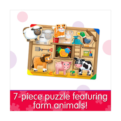 My First Lift & Learn Puzzle - On the Farm - 7 pc