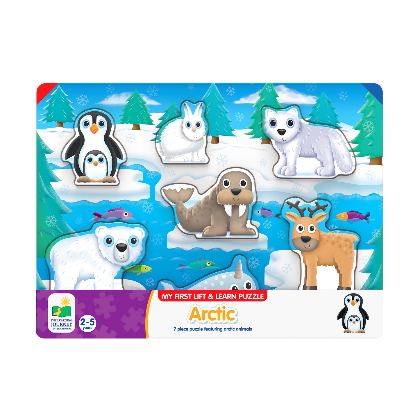 My First Lift & Learn Arctic Puzzle - 7 pc