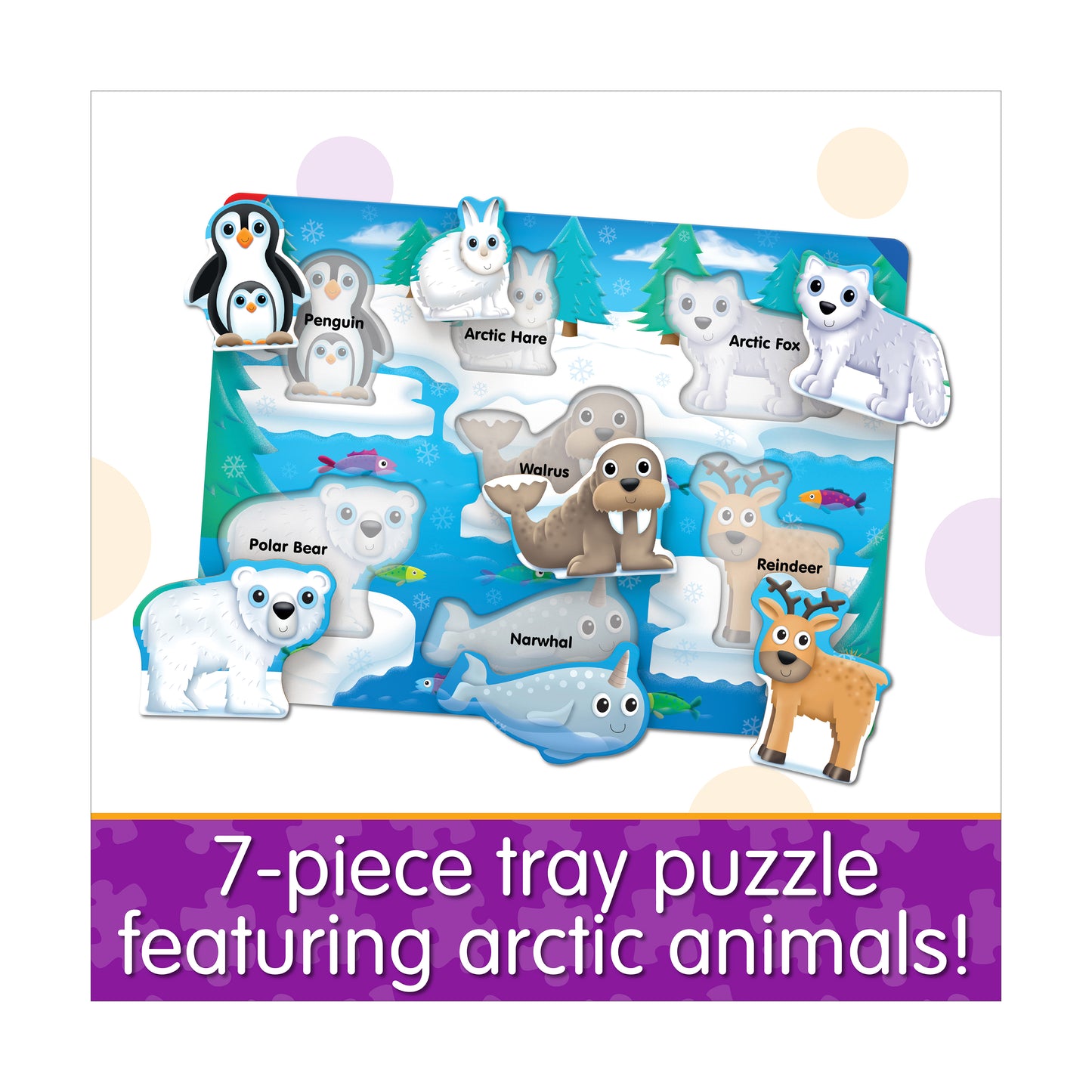 My First Lift & Learn Arctic Puzzle - 7 pc