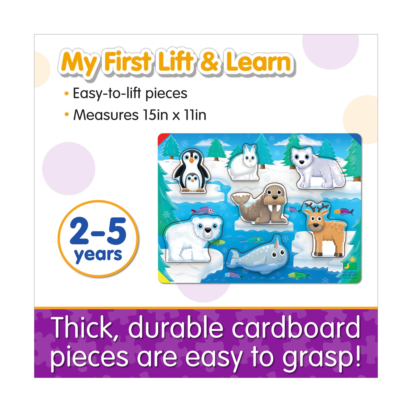 My First Lift & Learn Arctic Puzzle - 7 pc