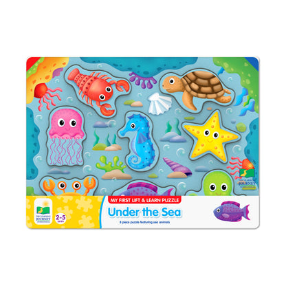 My First Lift & Learn Under the Sea Puzzle - 8 pcs