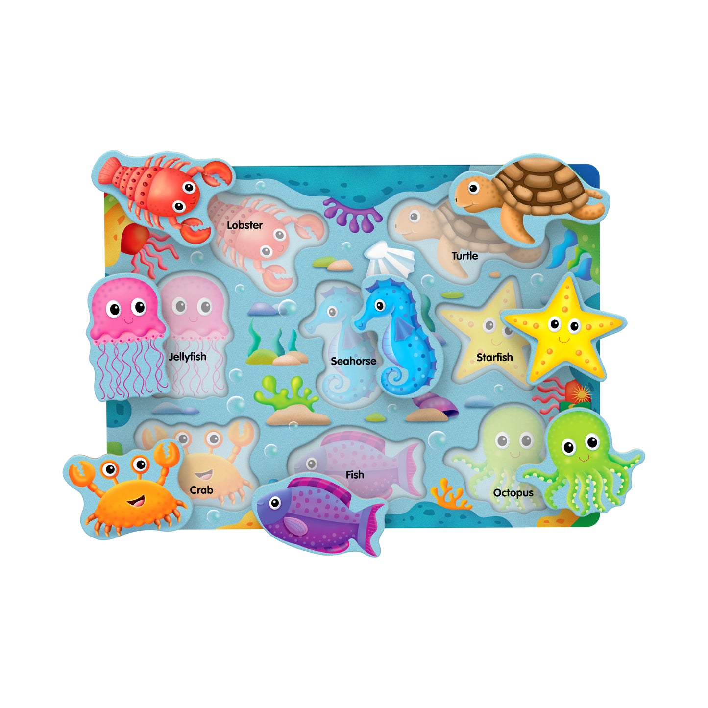 My First Lift & Learn Under the Sea Puzzle - 8 pcs