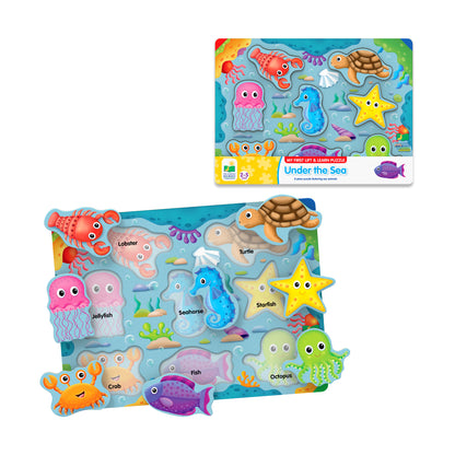 My First Lift & Learn Under the Sea Puzzle - 8 pcs