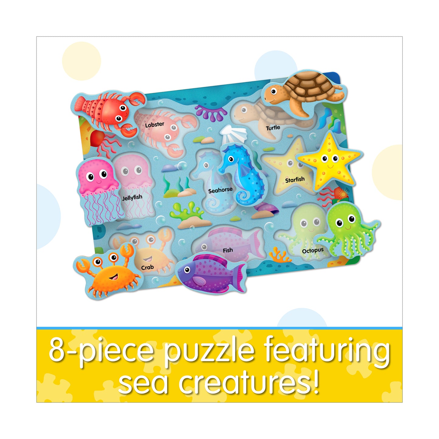 My First Lift & Learn Under the Sea Puzzle - 8 pcs