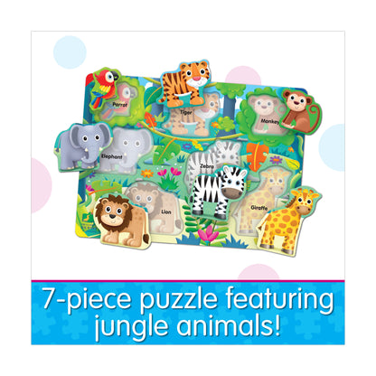 My First Lift & Learn Jungle Adventure Puzzle - 7 pc