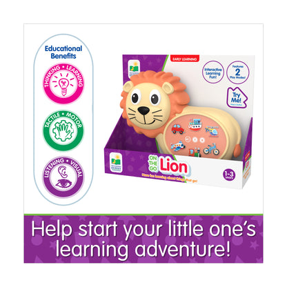 Early Learning On-the-Go Lion Interactive Vehicle Learning Toy