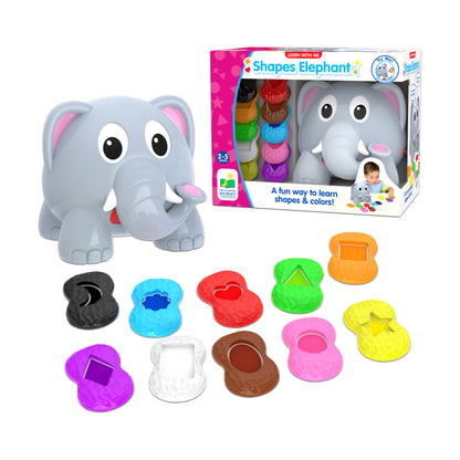 Learn with Me - Shapes Elephant - Interactive Educational Toy