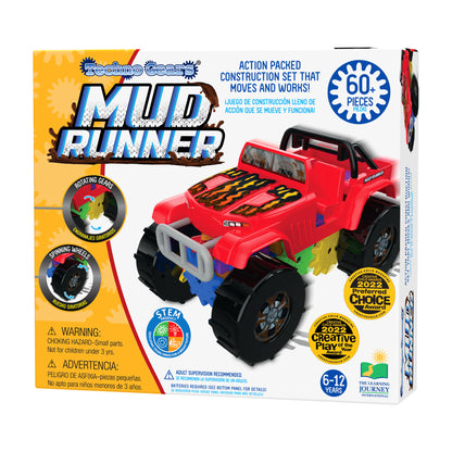 Techno Gears Mud Runner Monster Truck Construction Set - 60+ Pieces