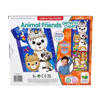 The Learning Journey Long & Tall Animal Friends Growth Chart Puzzle - 50+ pc