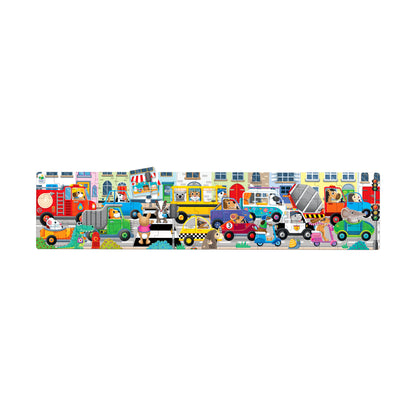 Jumbo Traffic Jam Floor Puzzle - 51 pc