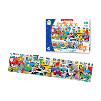 Jumbo Traffic Jam Floor Puzzle - 51 pc