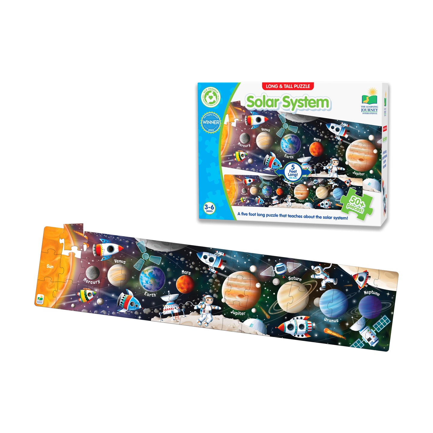 Cosmic Explorer Solar System Floor Puzzle - 51 pc