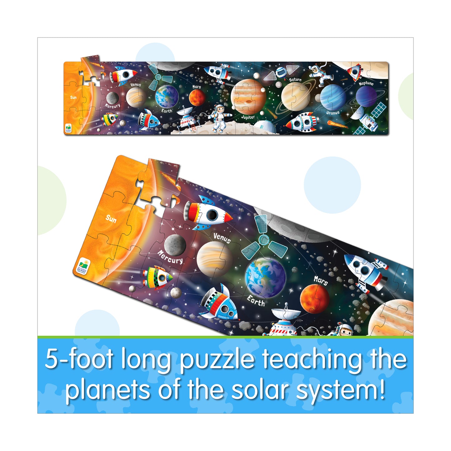 Cosmic Explorer Solar System Floor Puzzle - 51 pc