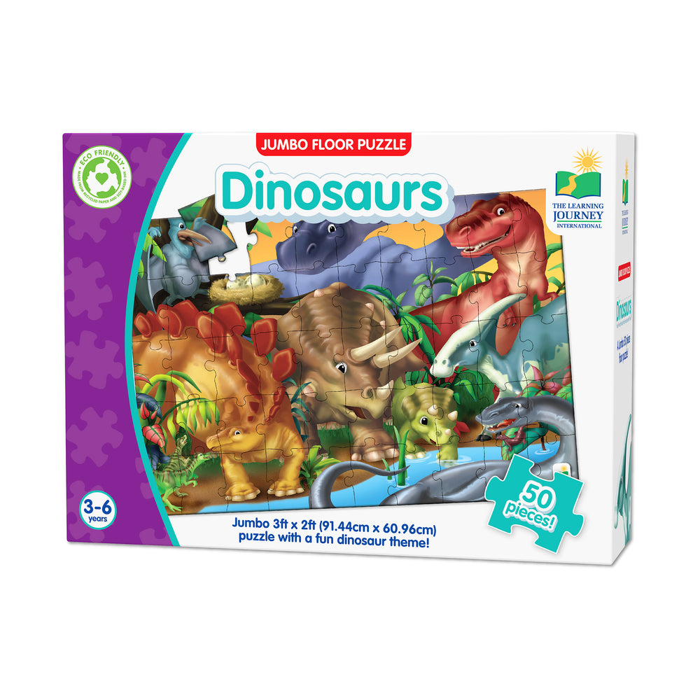 Dinosaur Expedition 50-Piece Jumbo Floor Puzzle