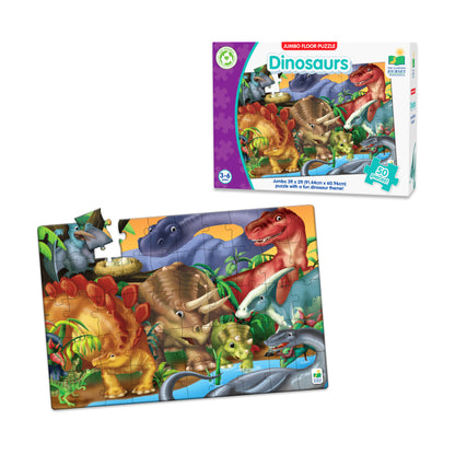 Dinosaur Expedition 50-Piece Jumbo Floor Puzzle